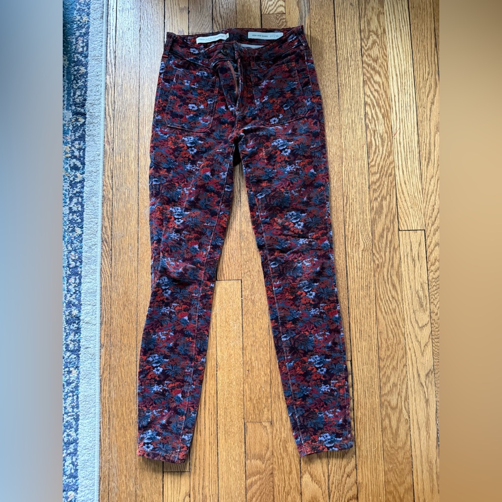 Anthropologie Pilcro High Rise Corduroy Pants - Size 25